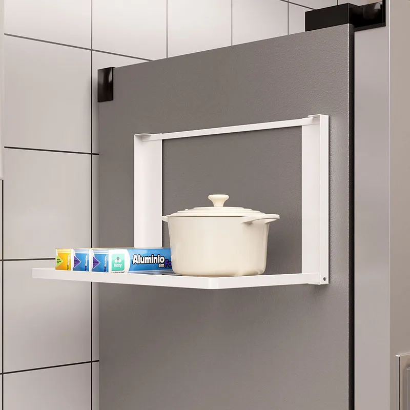 Magnetic Storage Rack Folding Clothes Towel Hangers Clothes Drying Rack Magnetic Folding Shelf For Laundry Room Bathroom Kitchen