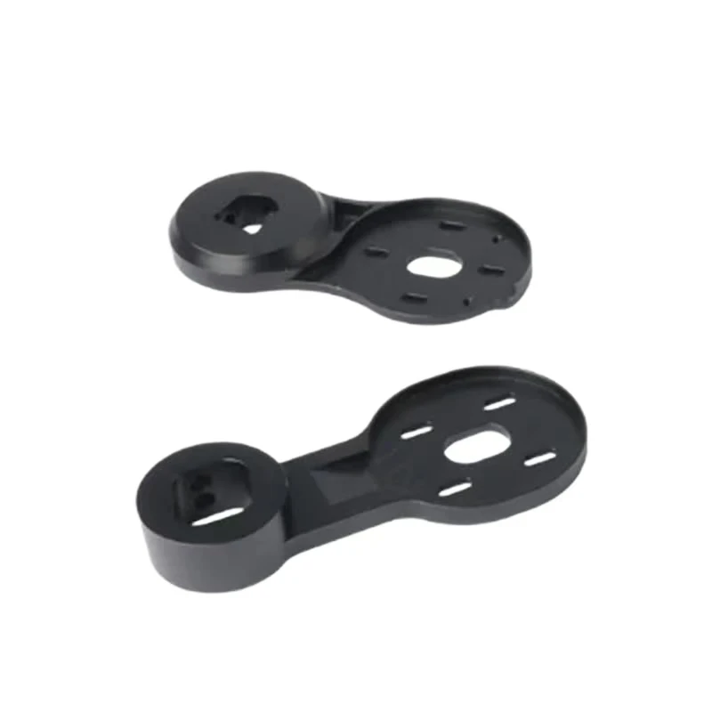 Custom machined black plastic porous connection fittings plastic special-shaped bracket parts