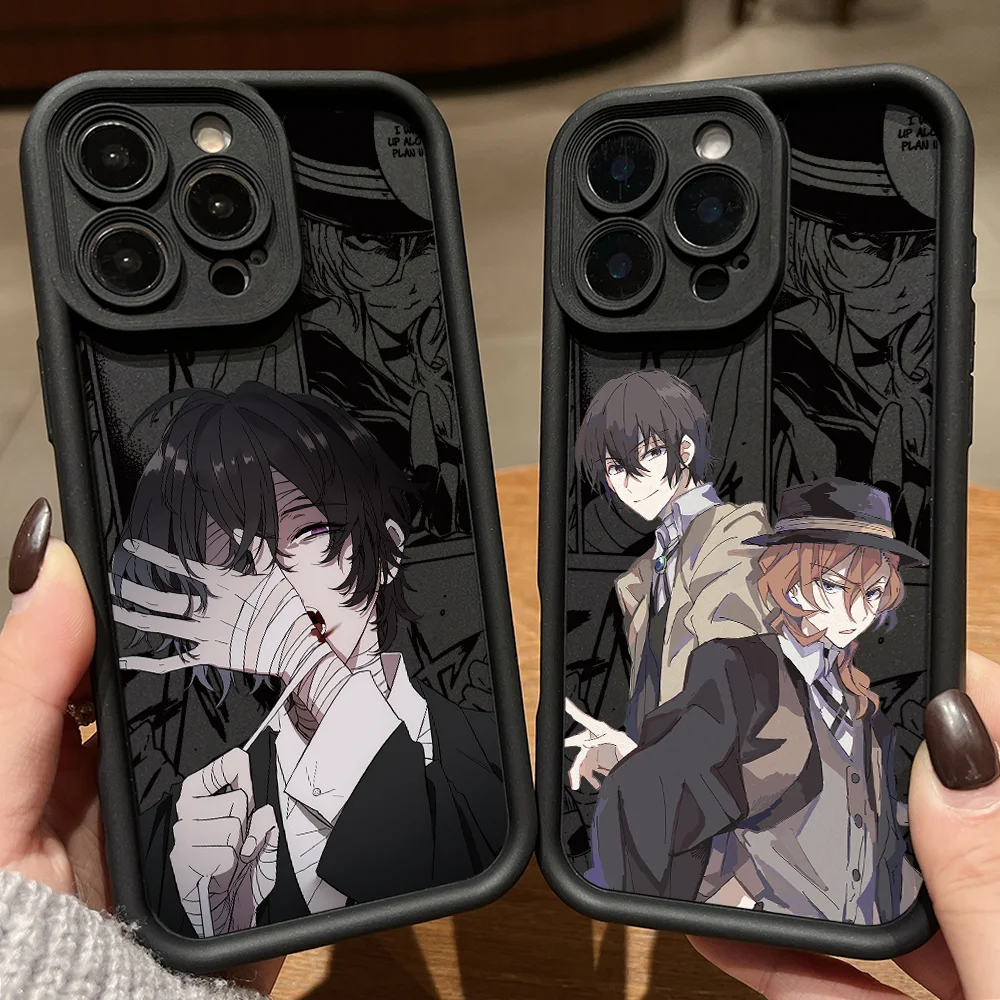 Anime Dazais Osamu Handyhülle für Apple iPhone 17 Air 16 16e 15 14 Plus 13 12 11 Pro Max X Xs XR 8 Weiche TPU-Hülle