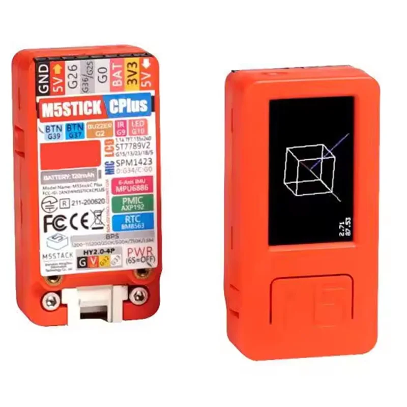 B47C M5stack M5stickc PLUS с аксессуарами для часов Mini Iot Development Kit 1,14-дюймовый TFT-экран Iot-контроллер