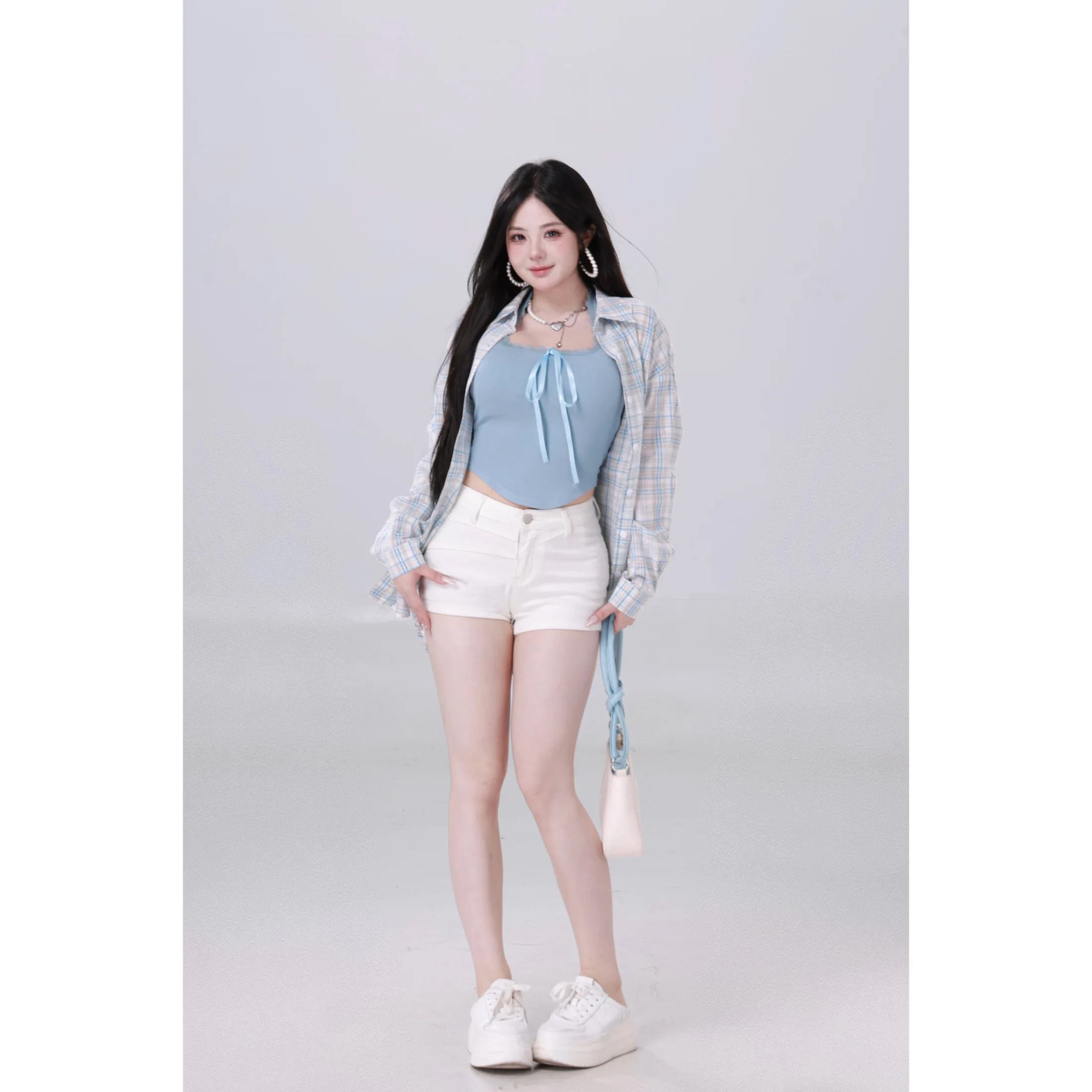 

MengFairy Beautiful id Design Sense irt European Sle Rhinestone Women's Busin Casual Long Sve Korean Faion