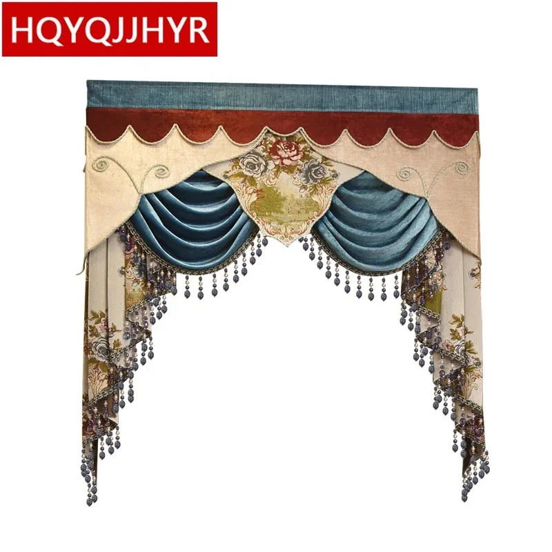 

22 style European Valance for living room bedroom windows (Valance Dedicated link Not including Cloth curtain and tulle)