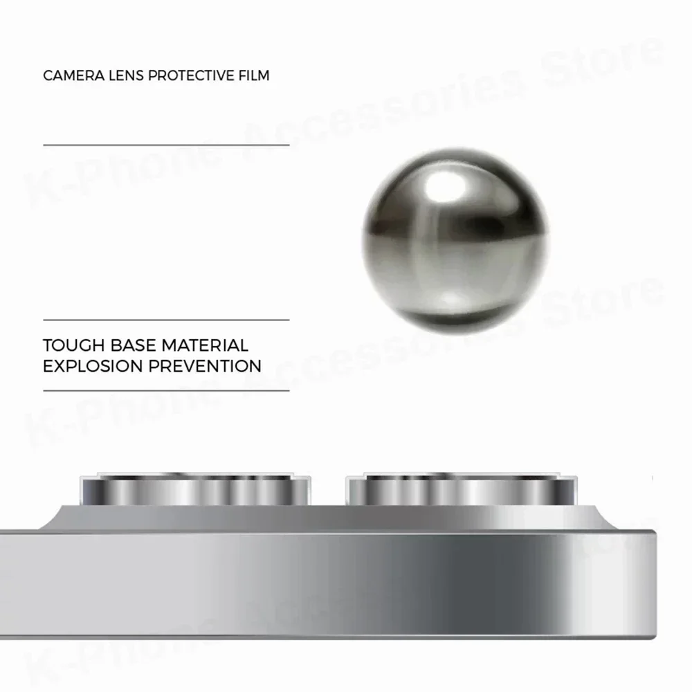 ฟิล์มกระจกกันรอยเลนส์กล้องโลหะสำหรับ Redmi Note 15 Pro  ฝาครอบเลนส์อะลูมิเนียมอัลลอยด์ด้านหลังสำหรับ Redmi Note 14 Pro และ Redmi 15C