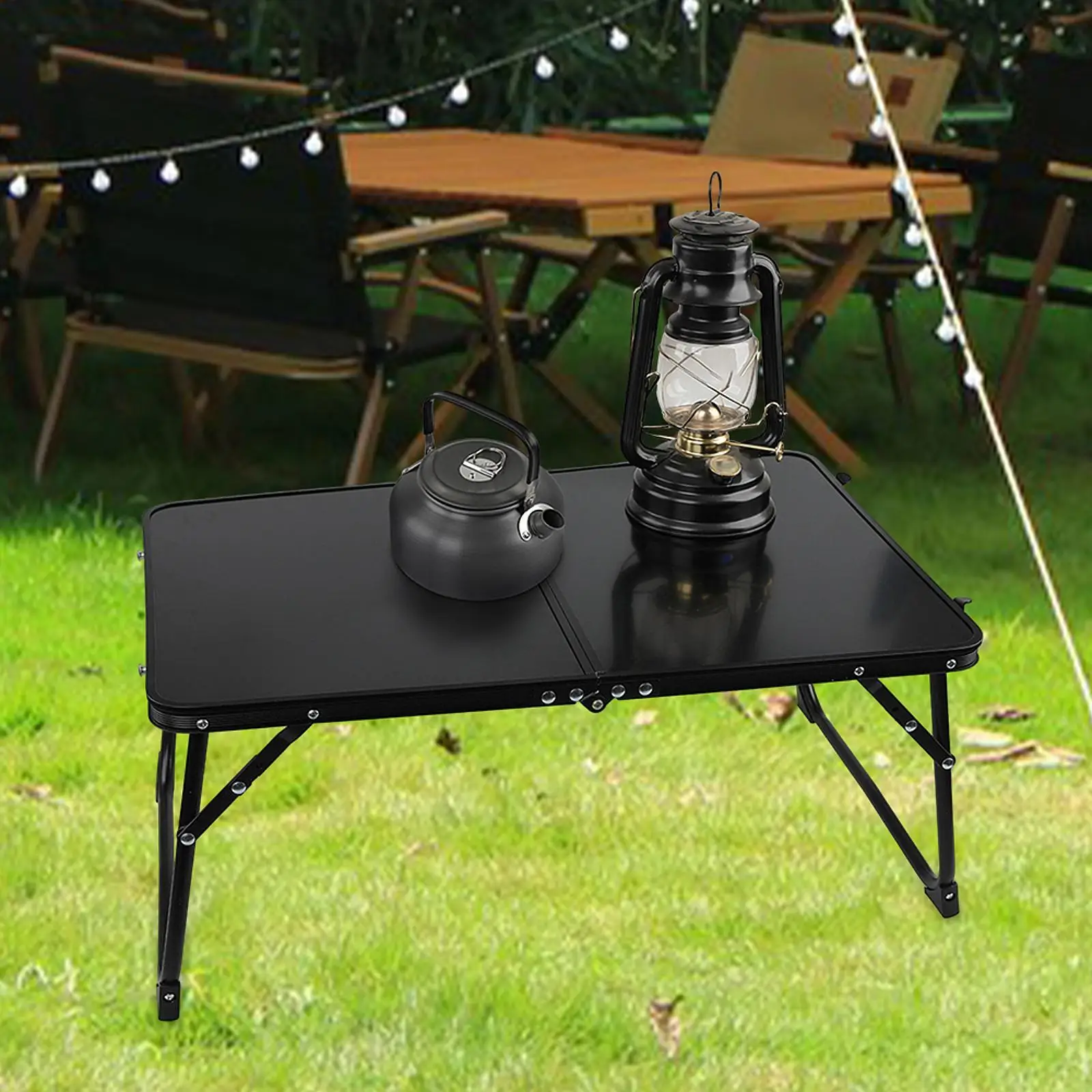 

Foldable Camping Table Camping Furniture Portable Table for Patio BBQ Picnic