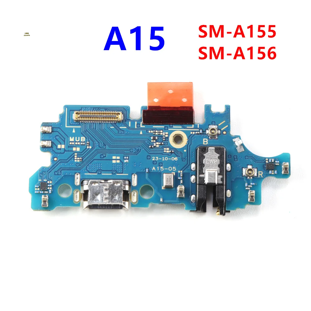 Charging Dock For Samsung Galaxy A15 4G 5G SM-A155F A156B A156U A156E Charger Board USB Type-C Port Connector Flex Cable