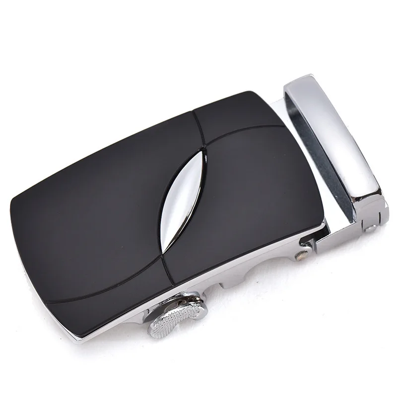 Fibbia per cintura in lega da 3,5 cm per uomo - Fibbia con chiusura automatica antigraffio, accessorio di ricambio per cintura di facile installazione