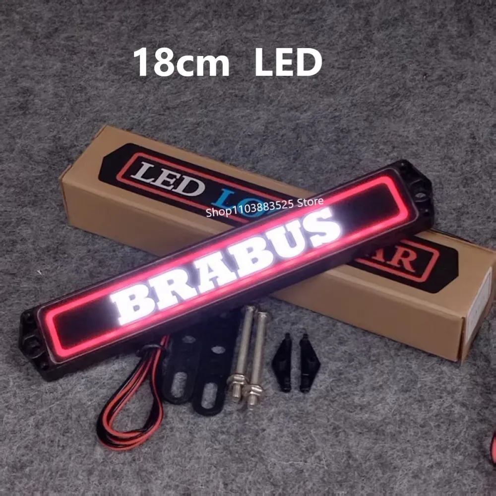 

18cm Car LED Front Grille Modified Emblem Badge for BRABUS G A B C W204 W205 X253 W207 W206 W177 W212 W213 W221 GLA GLC CLA GLE