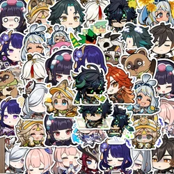 40pcs Genshin Impact Stickers Can Be Used For Decorations Such As Thermos Cups,Mobile Phone Cases, Refrigerators, Envelopes, Etc
