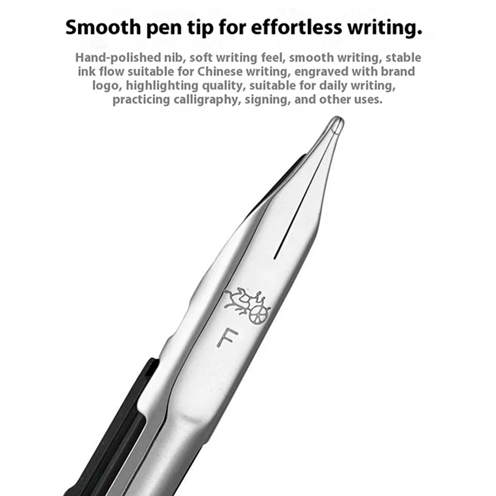 สําหรับ Jinhao10 Series 0.5mmBlack กว้าง Telescopic ปากกาสีขาวมุกหรูหราพรีเมี่ยมของขวัญที่ดีที่สุดสําหรับเพื่อน