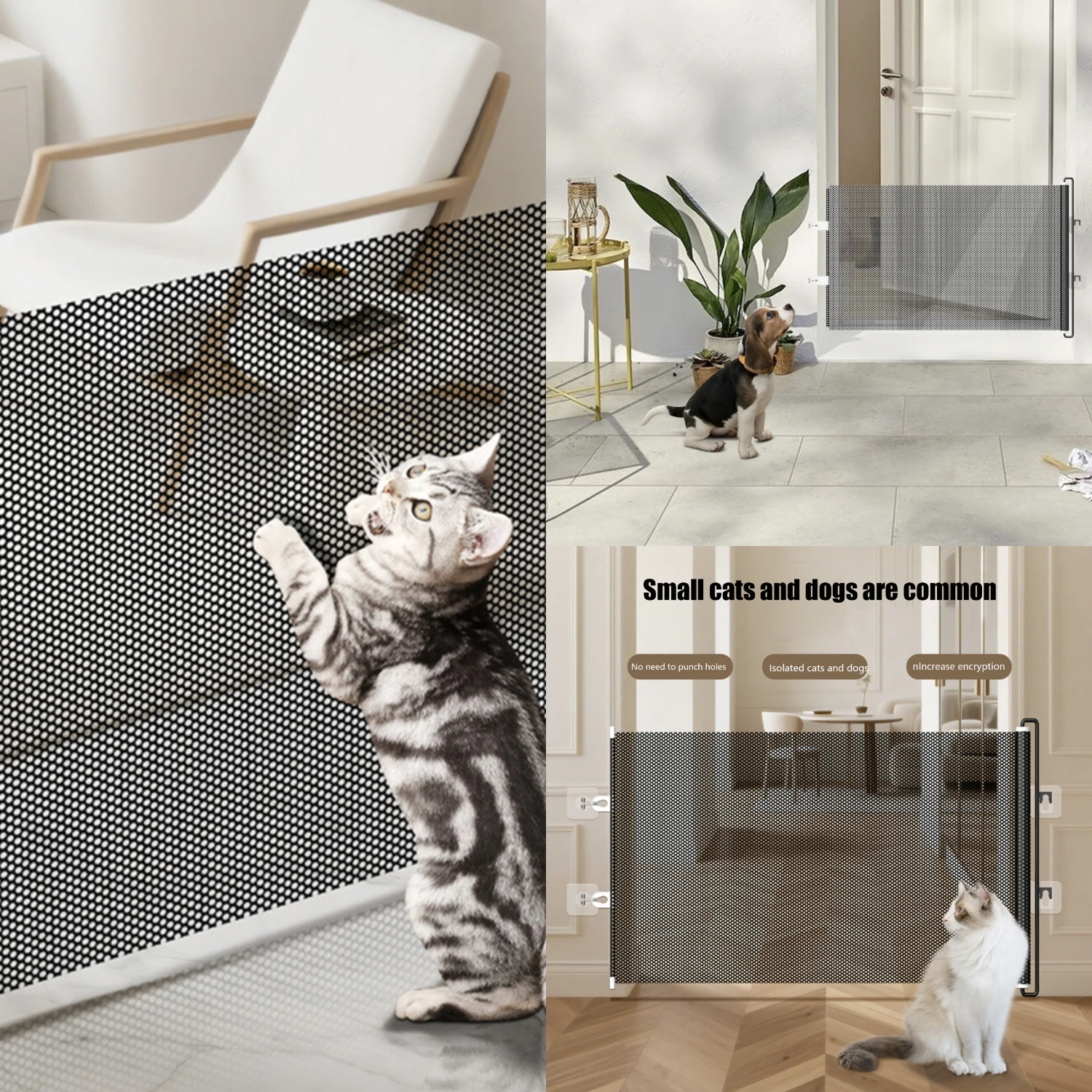40/50/58 см барьер для домашних животных, сетчатые ворота для собак, складные лестницы, разделительная защита для входа, портативный дышащий детский манеж безопасности