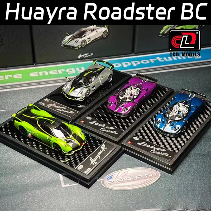 LCD 1/64 Pagani Huayra Roadster BC Legierung Kraftfahrzeug Diecast Modelle Auto Spielzeug Sammlung Jungen Weihnachtsgeschenke