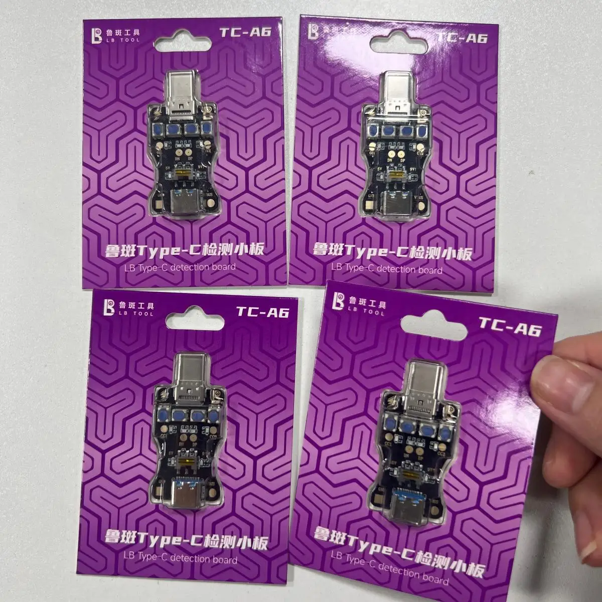LB Tool TC-A6 Type-C Detection Board Tail Plug Tester Phone Motherboard Fault Checking USB C Charging Interface Repair Tool