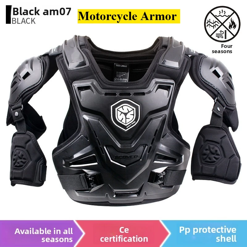 

SCOYCO Motocross Armor Protective Fall Rider Armor Vest Racing Motorcycle Black Armor Soldier Motorcycle Protective Equipment