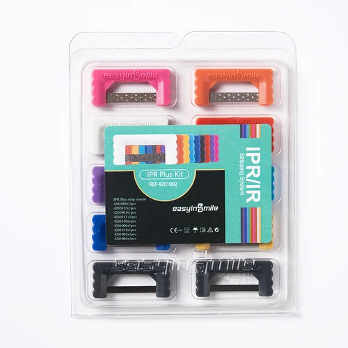 Imagen 2 del producto Easyinsmile-tiras de reducción interproximal de ortodoncia Dental, sierras esmaltadas IPR IR, tiras de pulido, herramienta de dentista de 10 tamaños