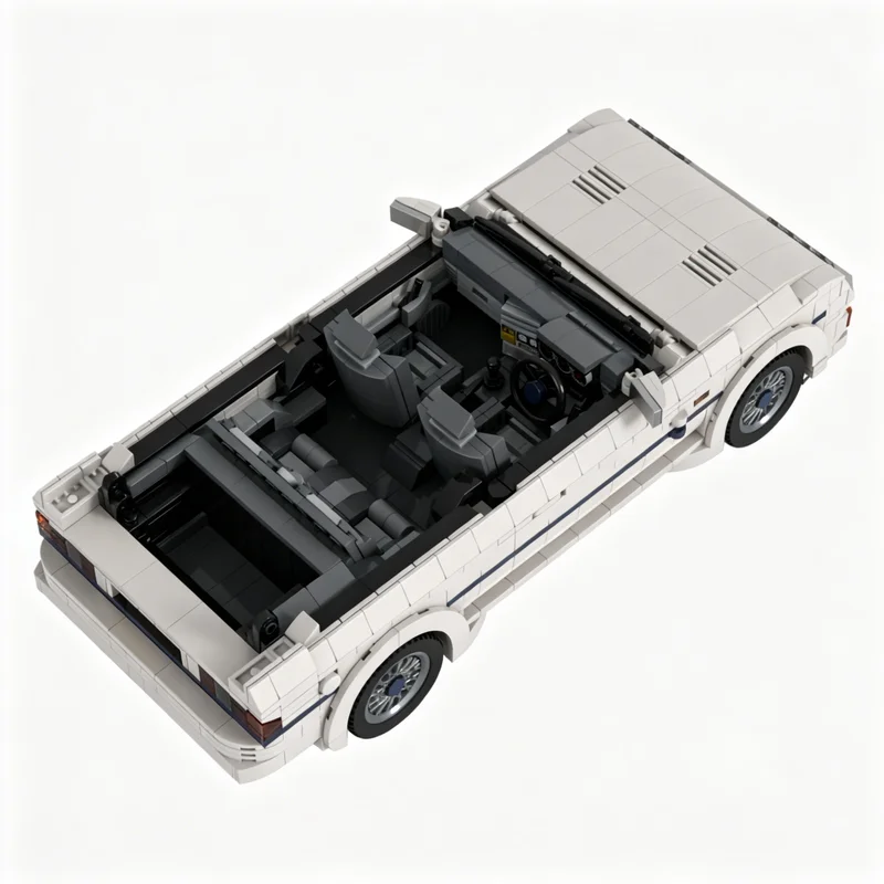 1782pcs MOC Forded Sierra RS Cosworth MOD For Icons Model Building Blocks Creative Display Gift Collectible Decor Kids Premium