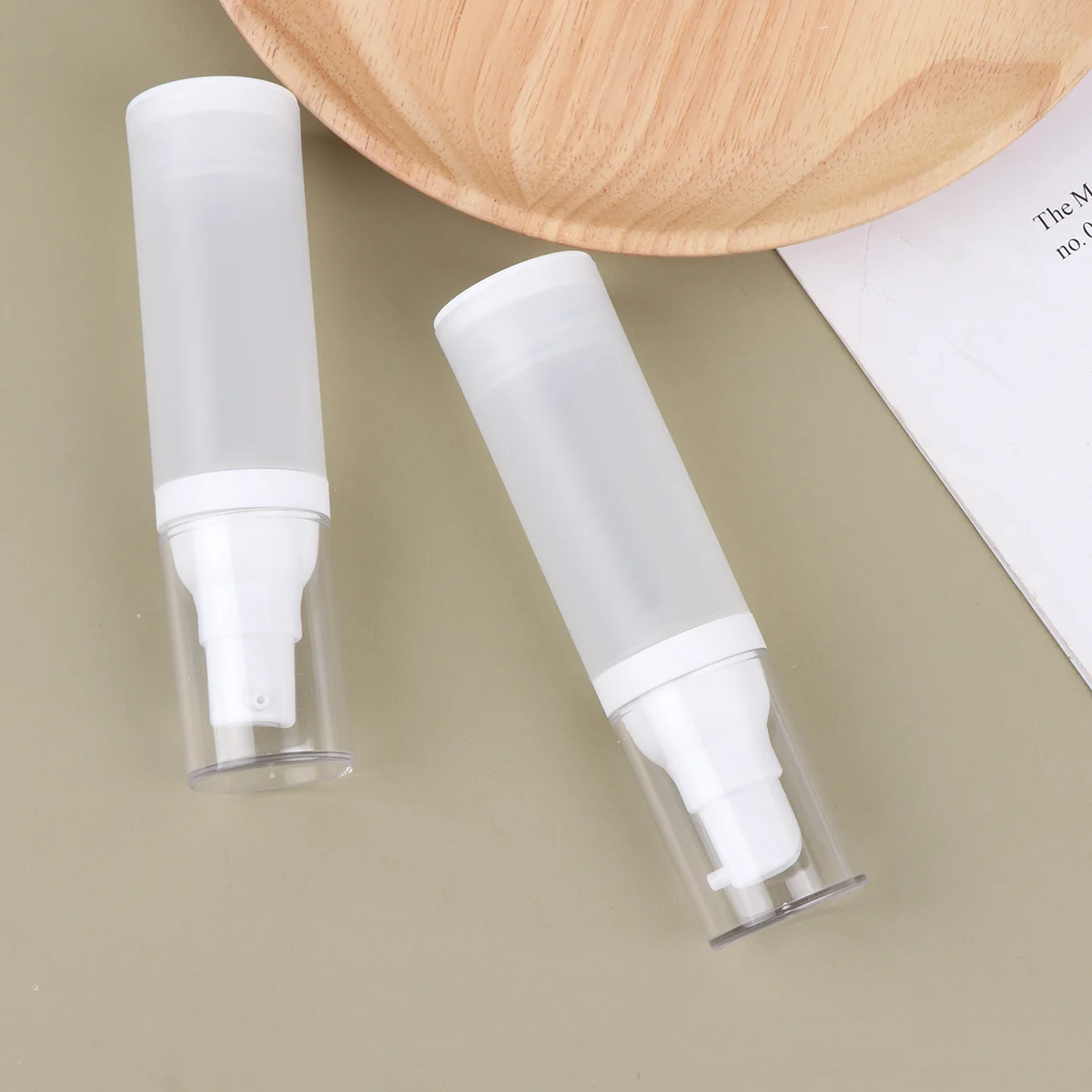 

3pcs Travel Bottles 30Ml Frosted Leakproof Empty Storage Containers For Lotion Makeup Emulsion