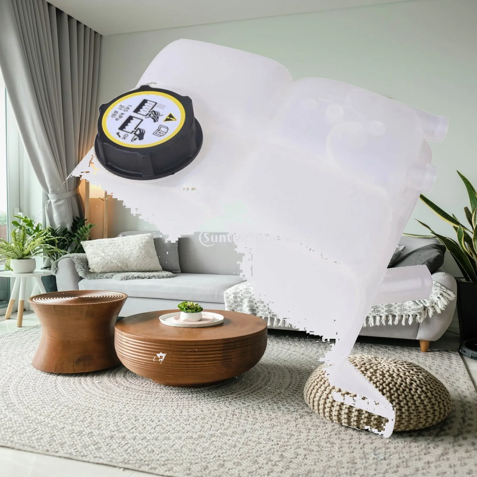 Réservoir d'expansion de liquide de refroidissement avec bouchon, pièces de réparation pour Ford Escape, accessoires de voiture à performance stable, facile à installer