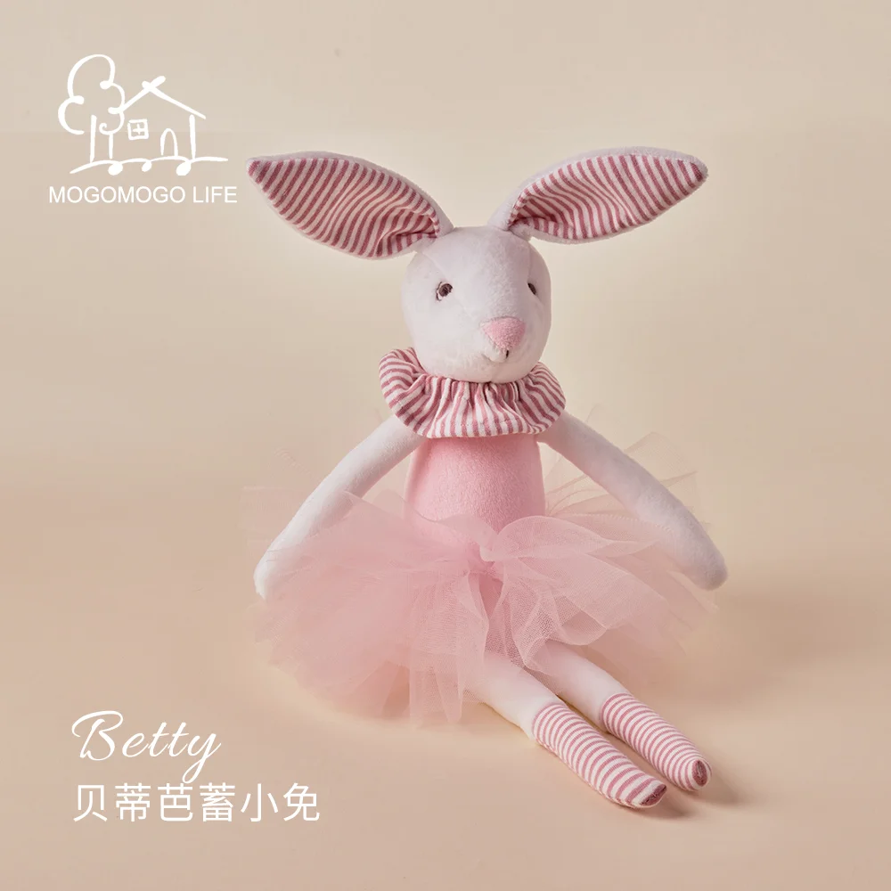 

Plush Ballerina Bunny Toy For Girl Soft Princess Rabbit Toy for Baby Ester Bunny Stuffed Animal Soft Toys Kawaii Christmas Gift