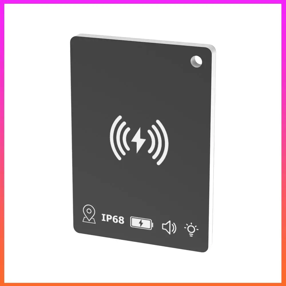 مكتشف بطاقة العنصر للشحن اللاسلكي يعمل من أجل Apple Find My Smart Tag Wallet Tracker مفاتيح تعقب رفيعة للغاية محدد موقع حقيبة السفر #5