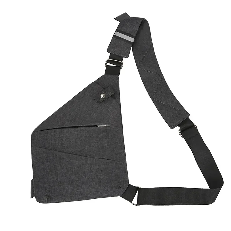 Brand Men Travel Business Fino Bag Burglarproof Shoulder Bag Holster Anti Theft Security Strap Digital Storage Chest Bags