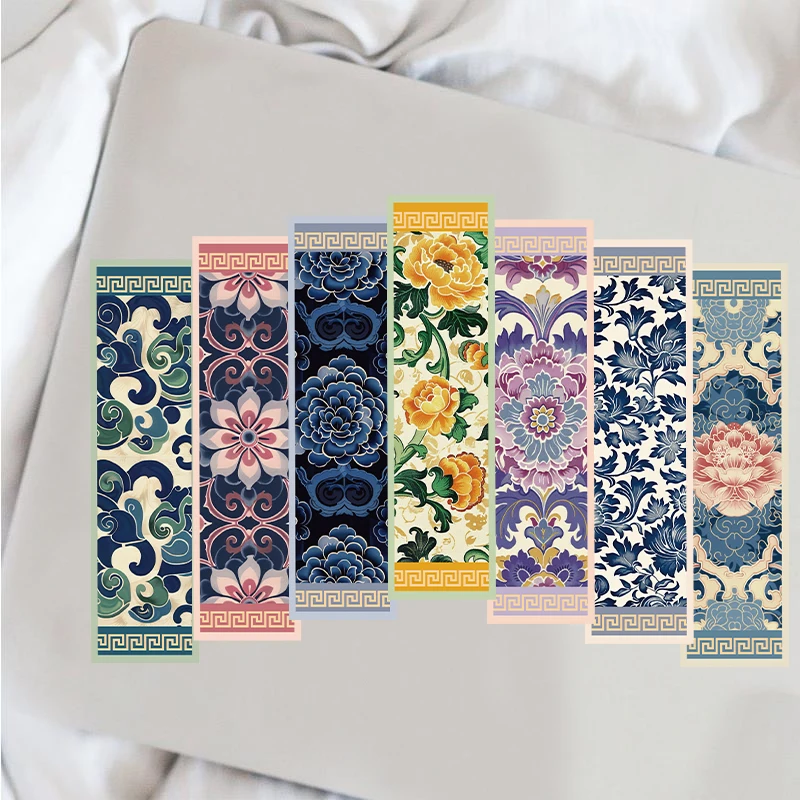 30PCS Pattern Design Reading Bookmarks Paper Reading Laptop Promotional Luggage Harajuku DIY Living Gifts Paper Room Decoration