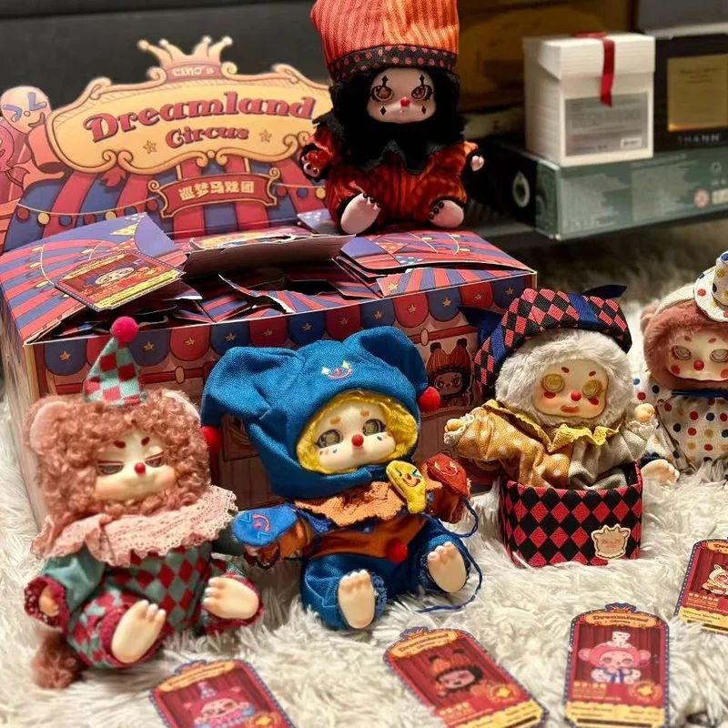 

Аутентичная супер жизненная фабрика Cino Dreamland Circus Series, виниловая плюшевая слепая коробка, кукла для девочек, подарок, модель игрушки, коллекционная
