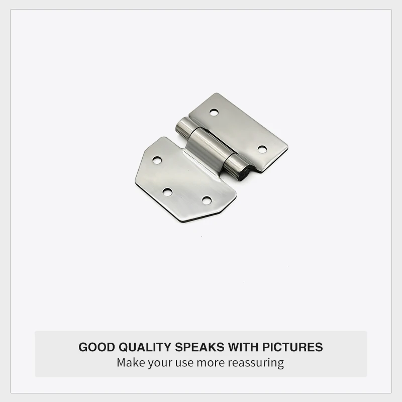 Hinge Asymmetric Five Hole Flip Plate Industrial Stainless Steel Distribution Box Cabinet Door Hinge Hardware Accessories