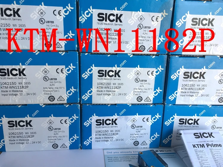 2025 New Original German SICK Color Label Sensor KTM-WN11182P Item Number 1062150