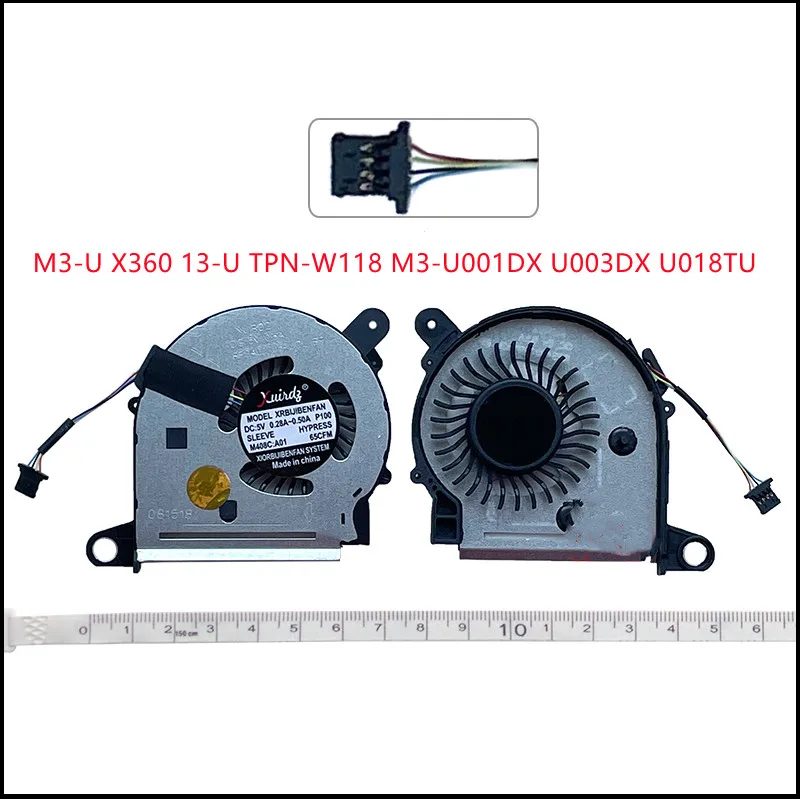 

New Laptop CPU Cooling Fan Cooler For HP M3-U X360 13-U TPN-W118 M3-U001DX U003DX U018TU