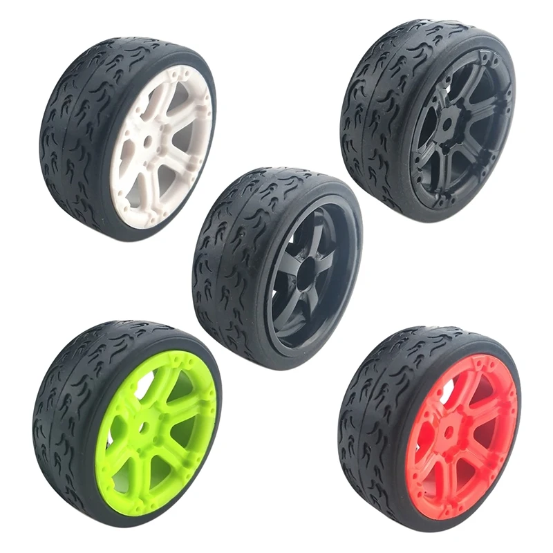 4 Uds para neumáticos de coche RC 1/10 cubo de rueda de 12Mm para 1:10 HSP RC en coche de rally de carretera S camión de conducción plana deriva