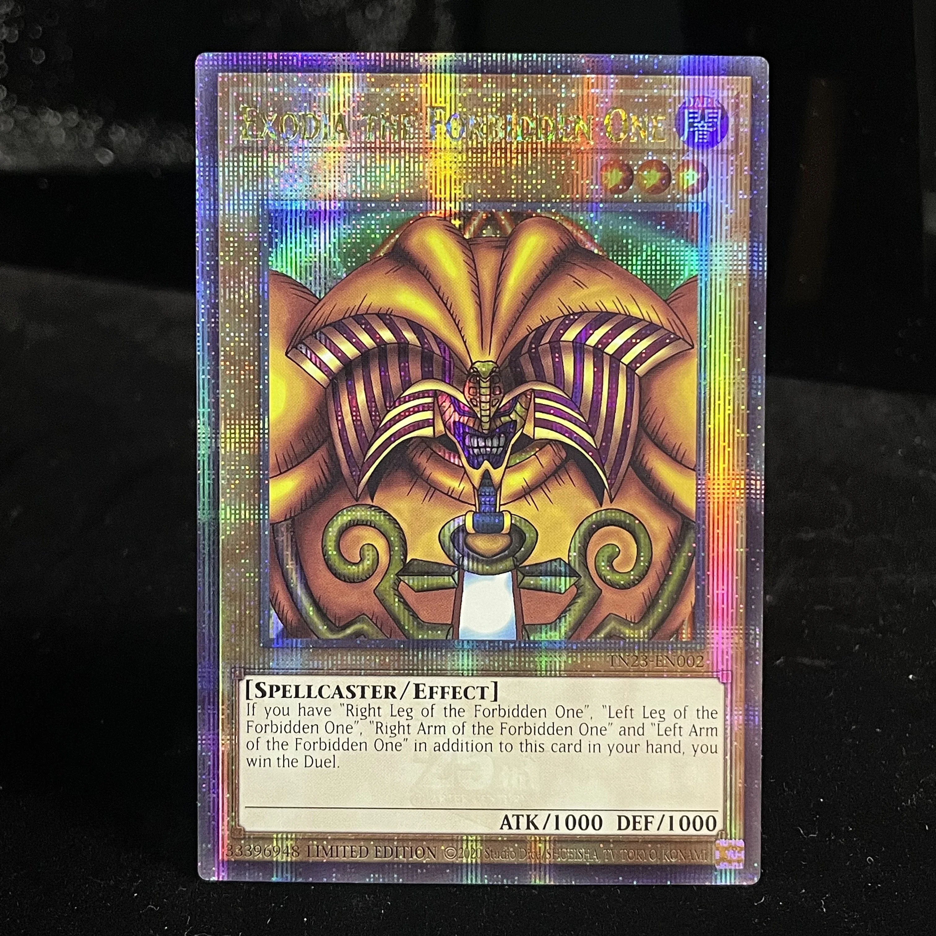 YuGiOh!! Exodia The Forbidden One Complete 5 Cards Head Left/Right 