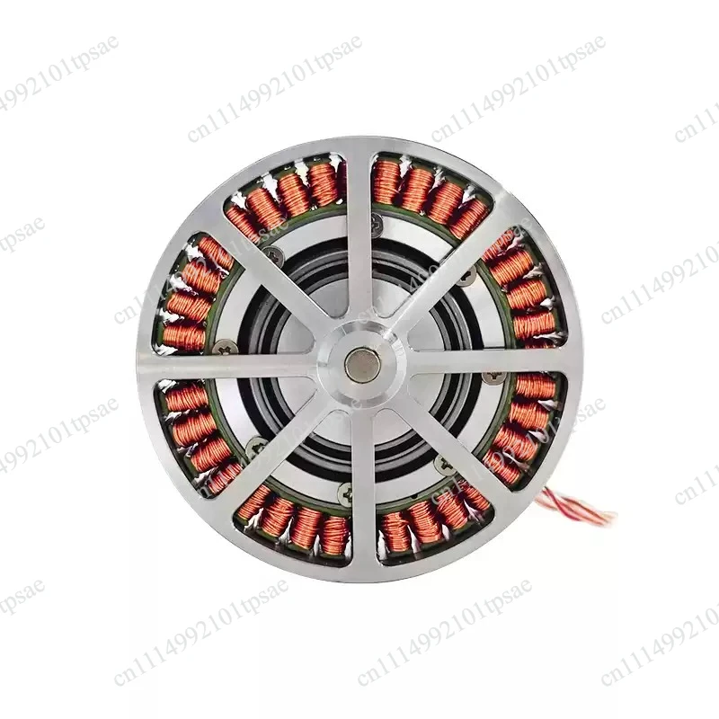 High power gear motor without motor shell planar design