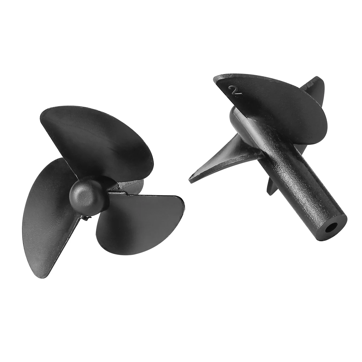 Brand New 3 Blade Spare Propellers,Left&Right Motor,Weed Guards Fishing Bait Boat Spare Parts Accessories Replacement