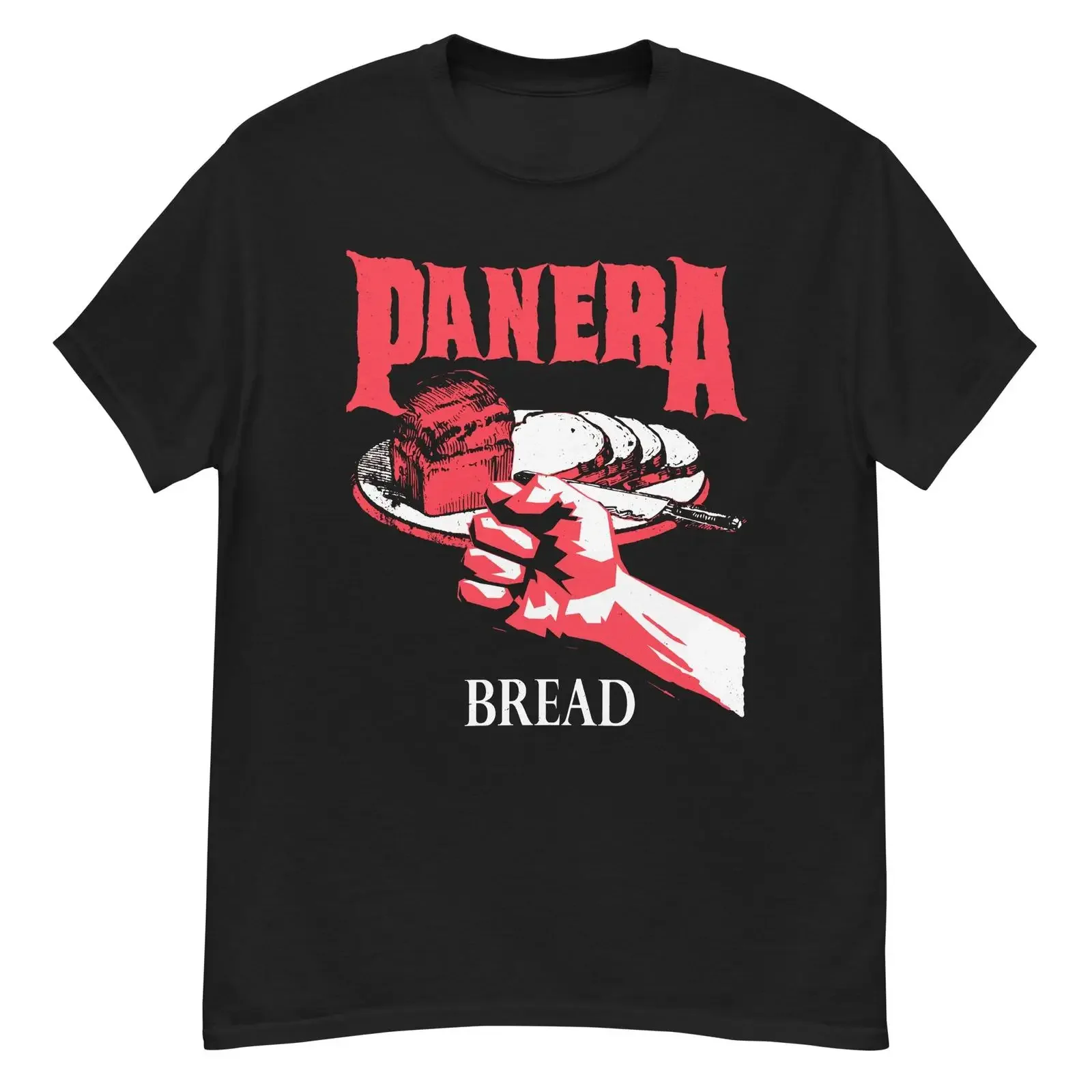 Funny T Shirt Vulgar Display Of Bread 90s Thrash Metal Mashup vintage Washed fashion Breathable Comfortable designer clothes