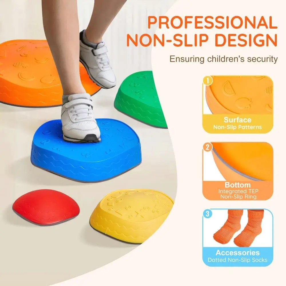Kids Balance Discs Interactive Sensory Play Set 5 Pieces