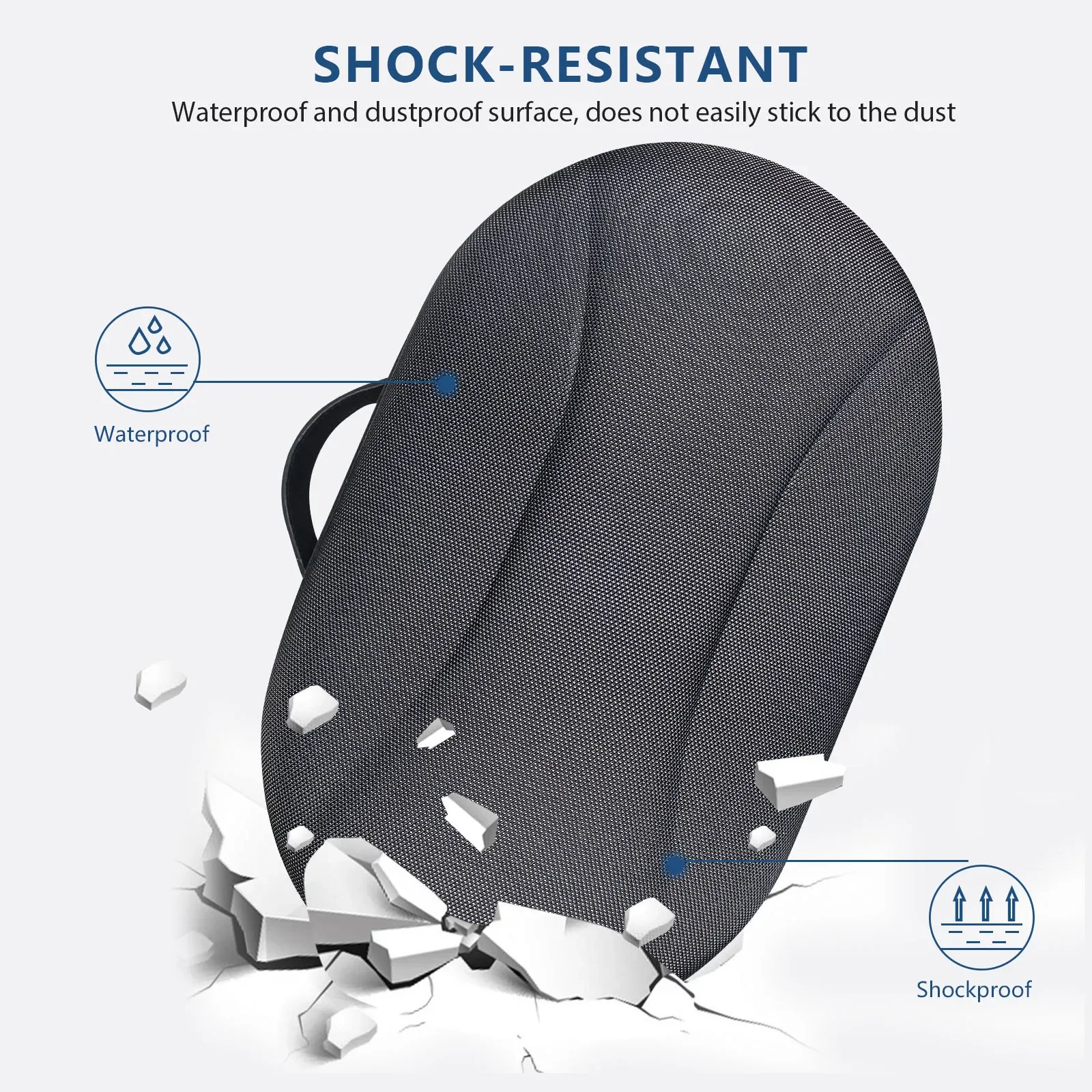 プレミアム3用VRヘッドセットキャリングケース,エリートストラップ付き収納バッグ,トラベルケース,ハードシェルケース,アクセサリー