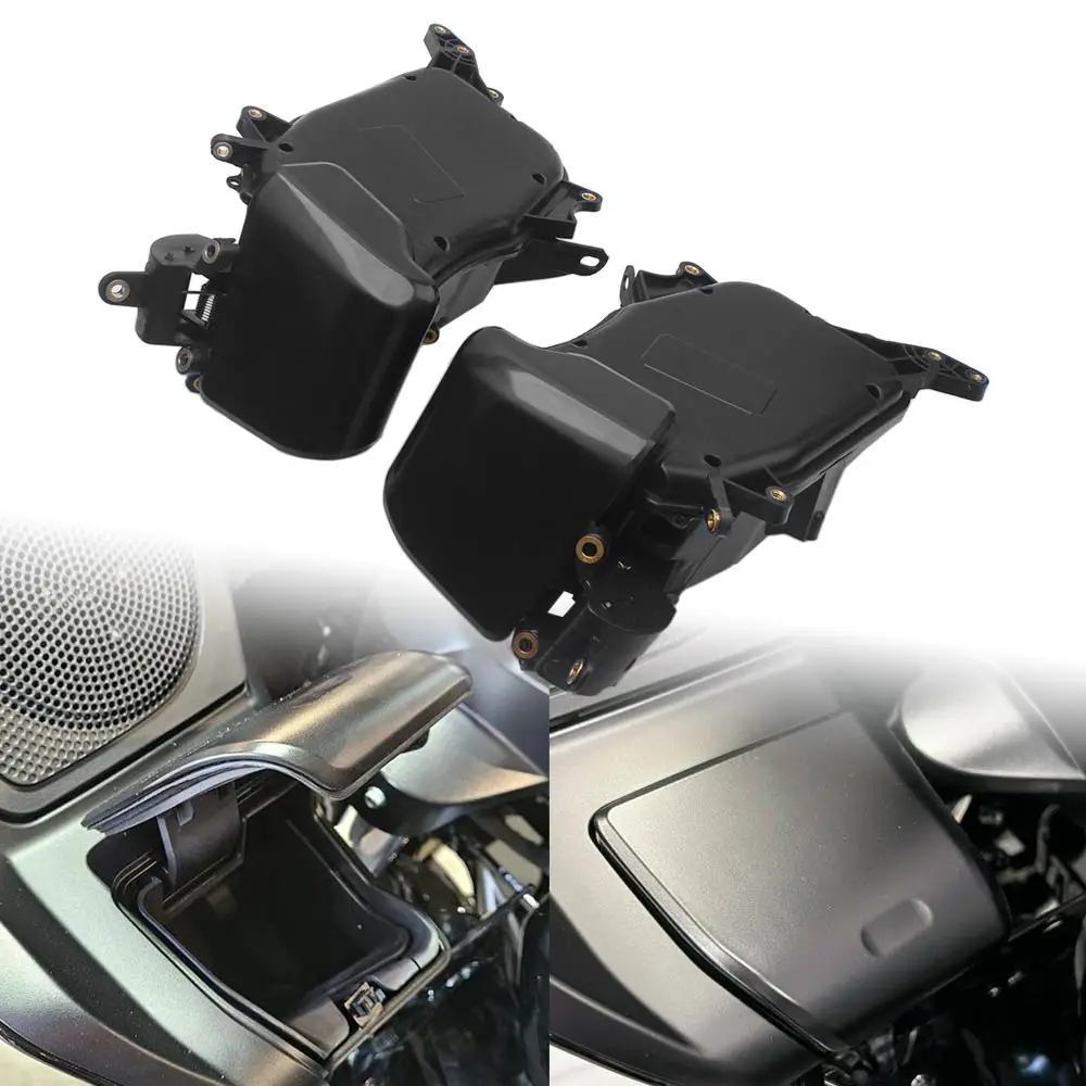Motorcycle Fairing Storage Glove Box 1 Pair Fit Harley Road Glide FLTRX ST FLTRXSTSE 2024-25, CVO Road Glide FLTRXSE 2023-2026