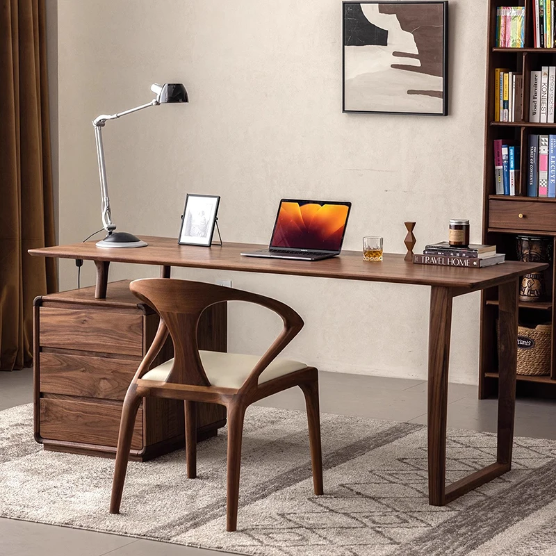 Minimalist Desk Standing Study Table Workstation Simple Executive Office Room Desks Scrivania Con Cassetti Corner Modern Writing