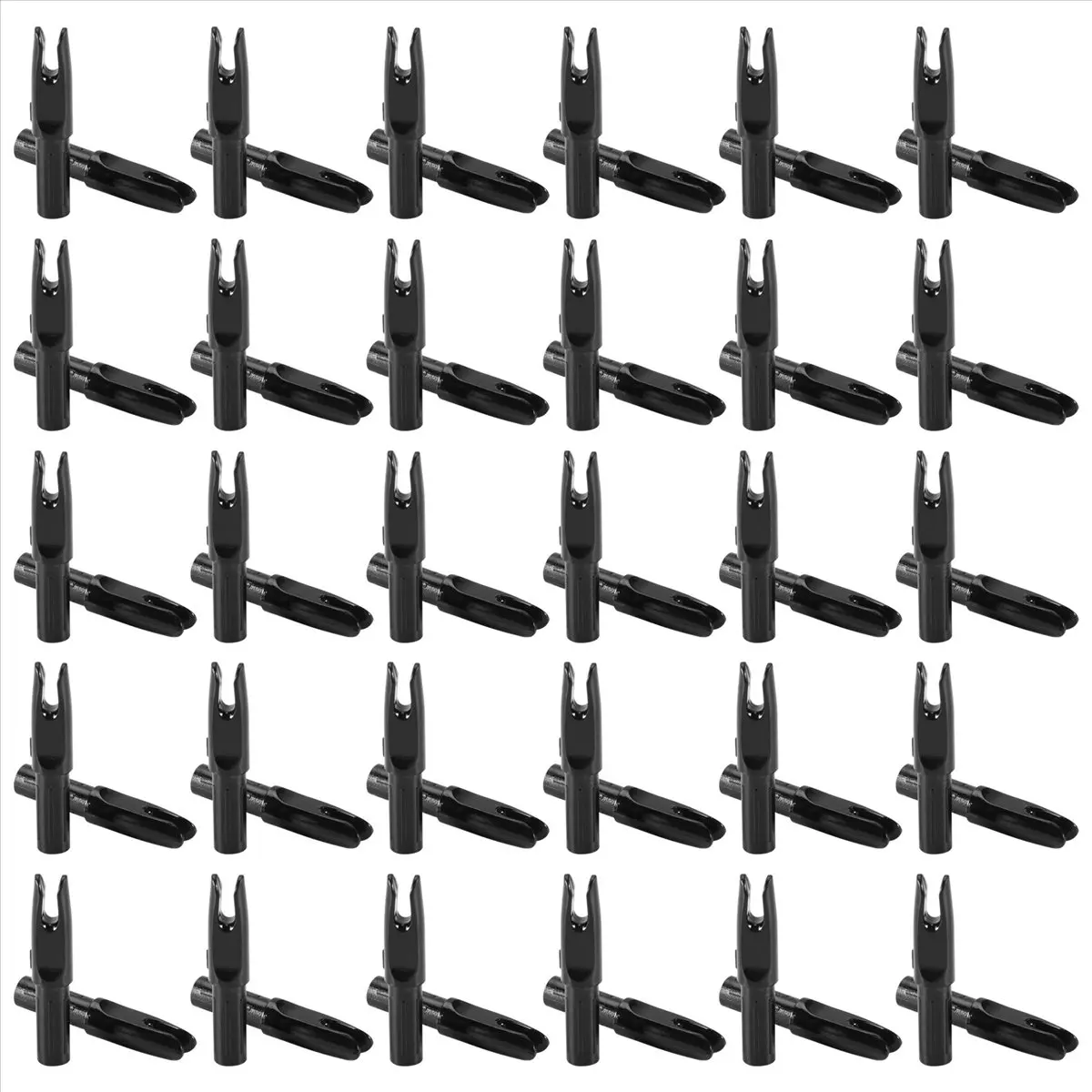 60 Pack Archery Arrows Nock ID 6.2mm Arrows Nocks Insert Tail for DIY Hunting Shootings Arrows Compound Recurve Bow-FABY view 3