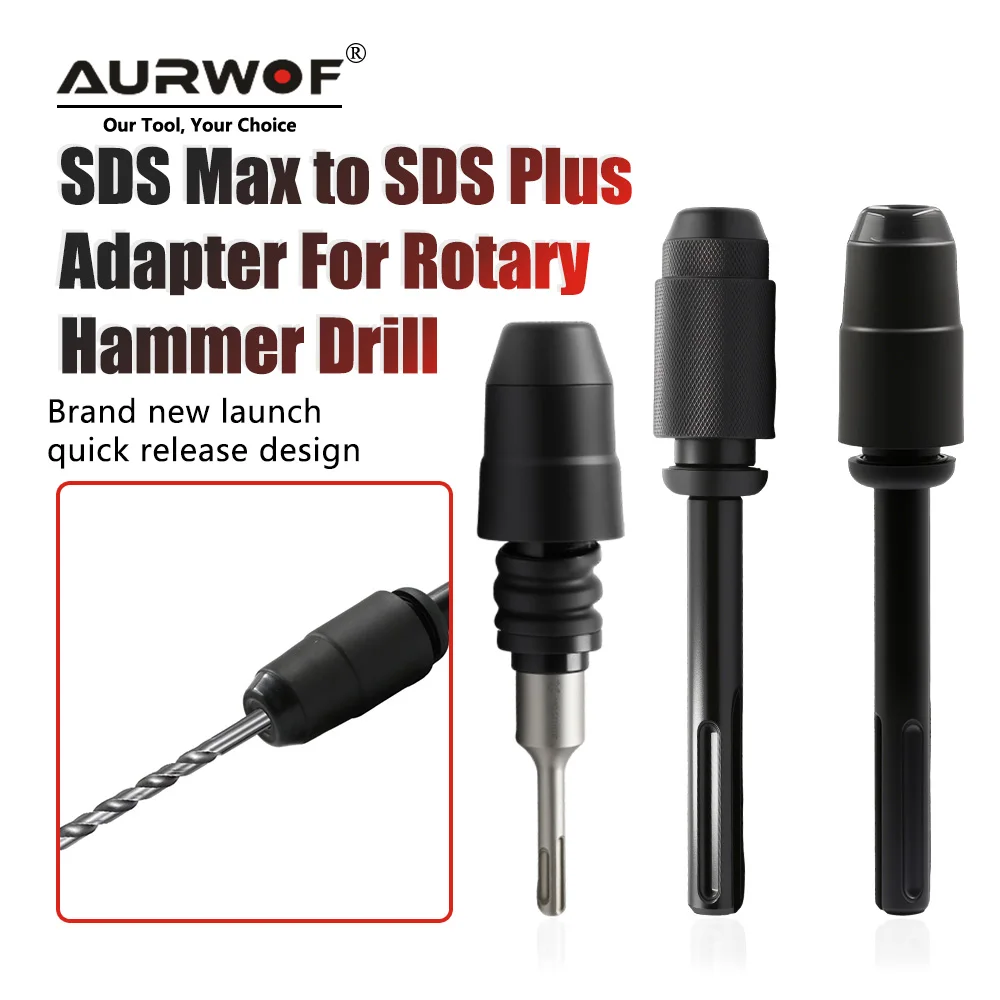 

AURWOF 1pc SDS Max Adapter – Convert SDS Plus To SDS Max – Multiple Styles Available PJ007