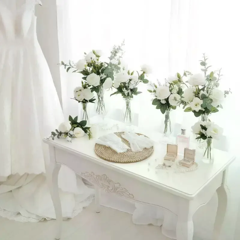 Пара стильных кружевных манжет на запястьях для свадебного платья; Манжеты с цветочным принтом, плиссированные украшения на запястье для свадебного наряда