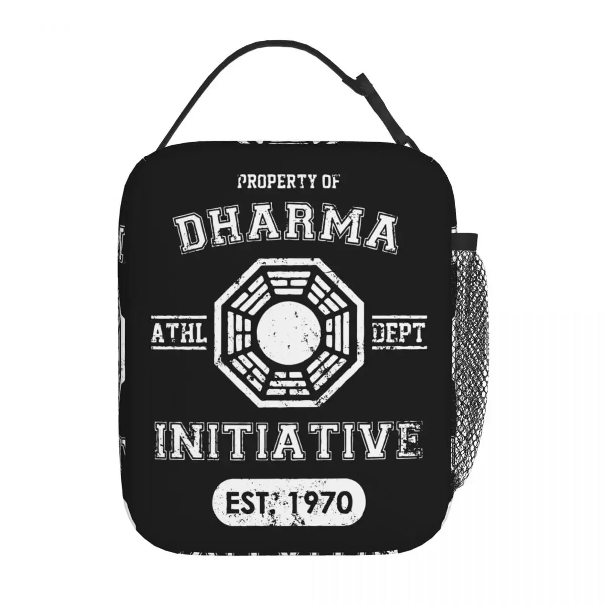 Dharma Initiative Athletic Department Insulated Lunch Bag Thermal Meal Container Tv Show Lost High Capacity Lunch Box Tote Work