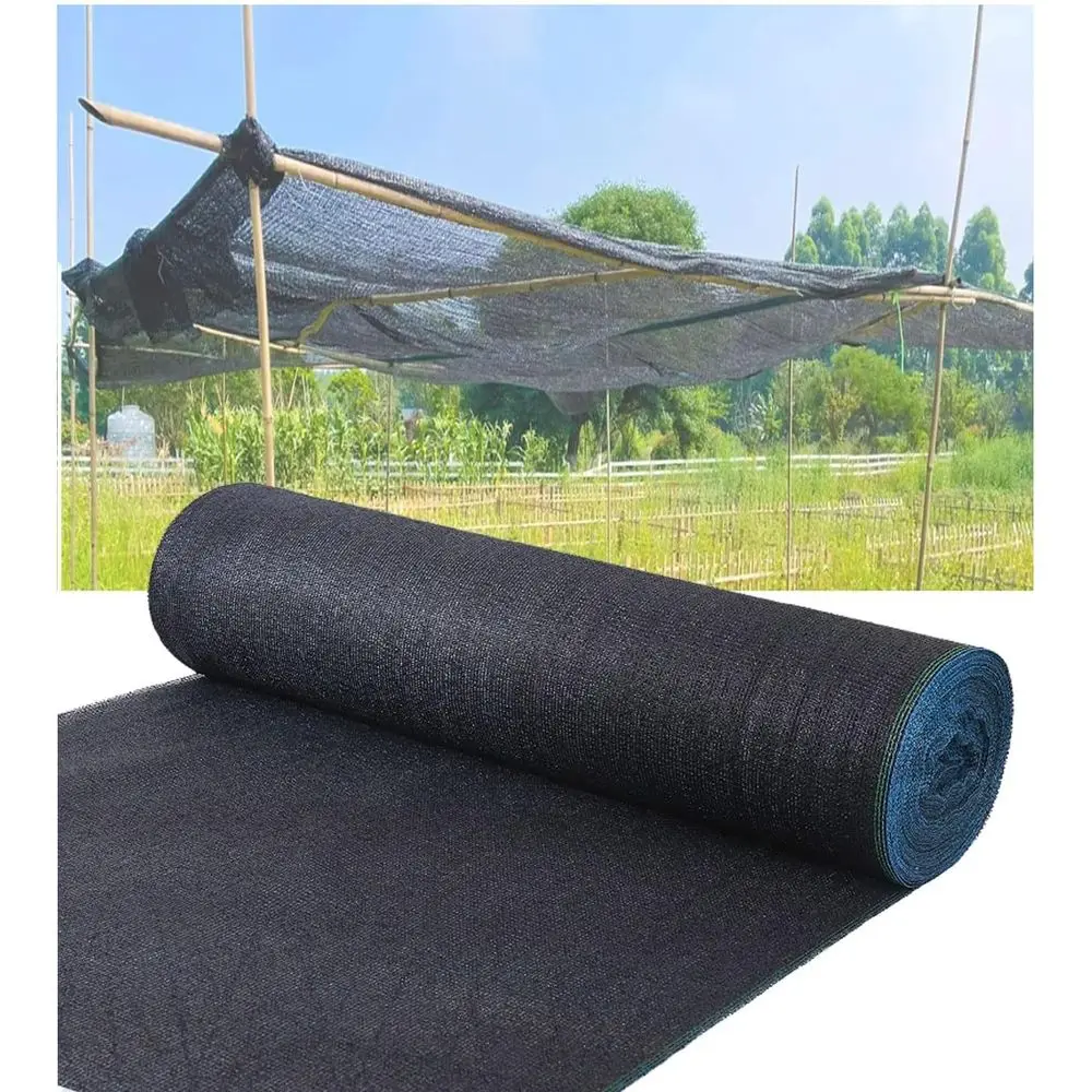 

Устойчивая к УФ-излучению уличная затеняющая сетка в рулоне, сетка для защиты от солнца для растений и овощей, легко режется (65.62x6.56 футов)