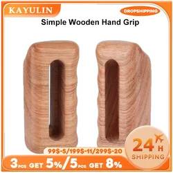 Kayulin einfacher hölzerner handgriff ergonomisches design griff griff mit 1/4 