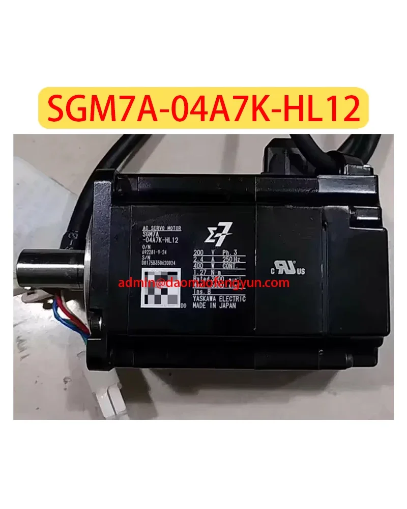 

SGM7A-04A7K-HL12 Brand new Servo Motor，SGM7A 04A7K HL12，Fast shipping，In stock