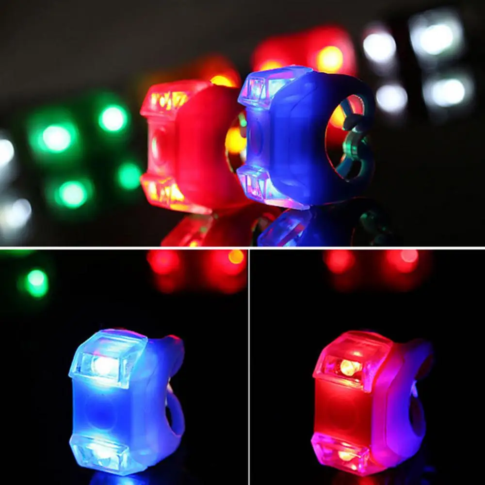Bicycle Frog Taillight Silicone Cycling Warning Light Bike Rear Light Waterproof Bike Seatpost LED Light Bike Accessories