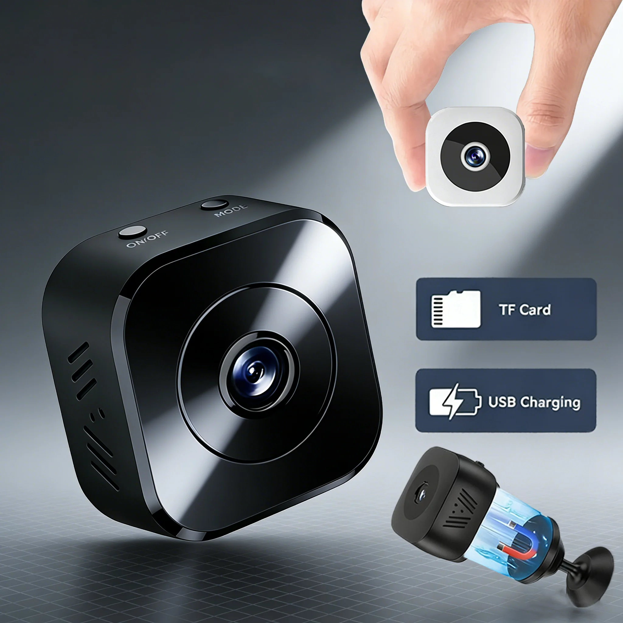 

Миниатюрная беспроводная HD-камера 1080P для видеонаблюдения и удаленного мониторинга, защита и умный дом