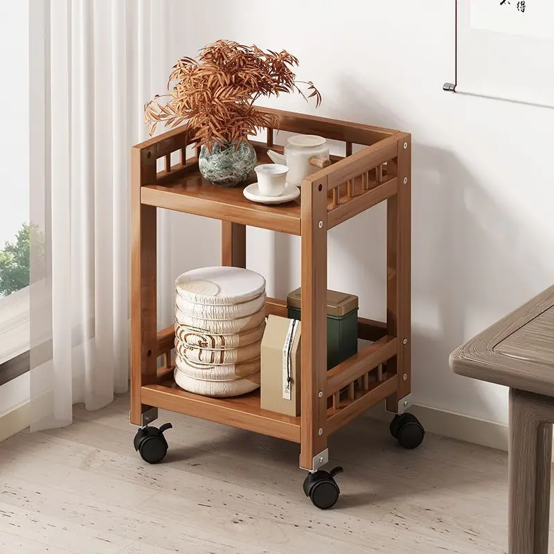 Mobile small cart table home sofa side several shelves floor multi-layer placed Beauty salon barbershop organizer rack kitchen