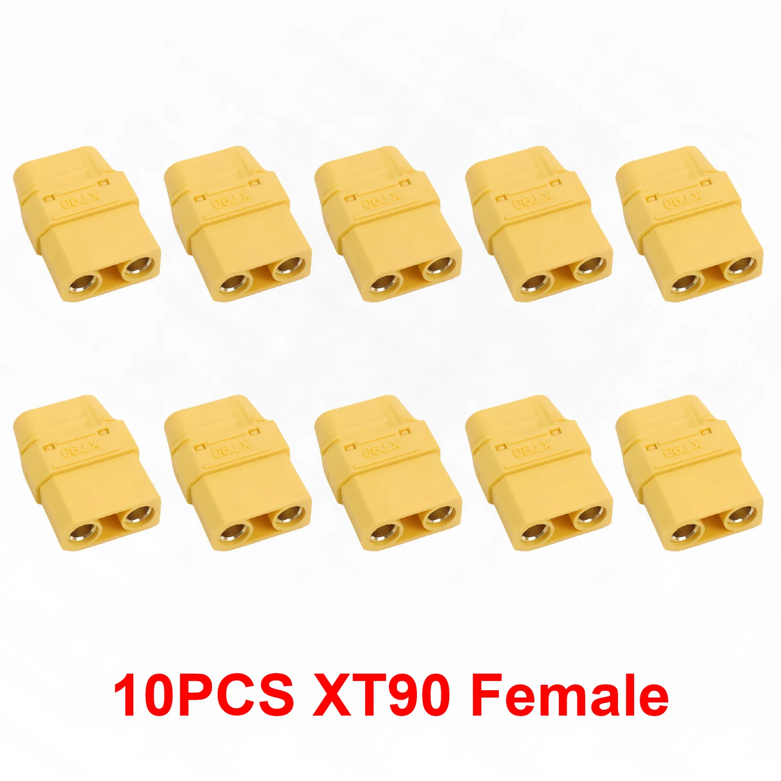 XT90-Stecker Männlich-Weiblich-Verbinder Kupfer-Kugelstecker Schweißklemmen Stromstecker für RC Lipo Akku Ladeadapter
