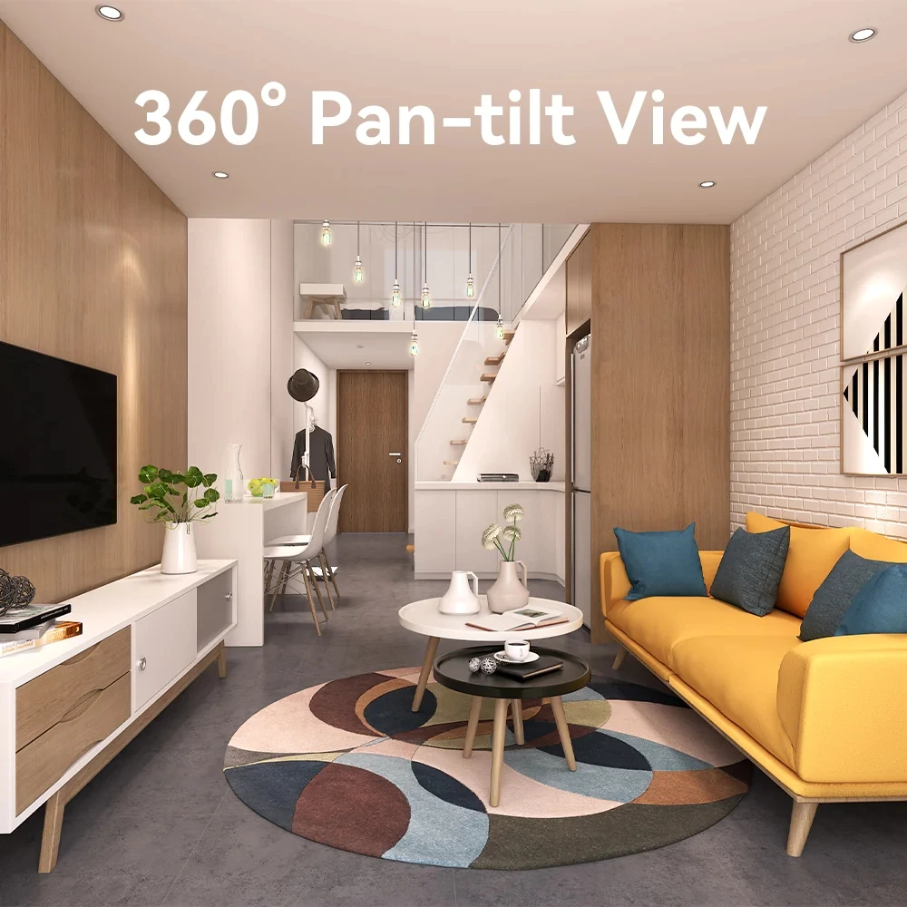 IMILAB C21 telecamera di sicurezza domestica WiFi 1080P HD IP Indoor CCTV Baby Cam 360 ° Vedio sorveglianza visione notturna Webcam funziona con Alexa